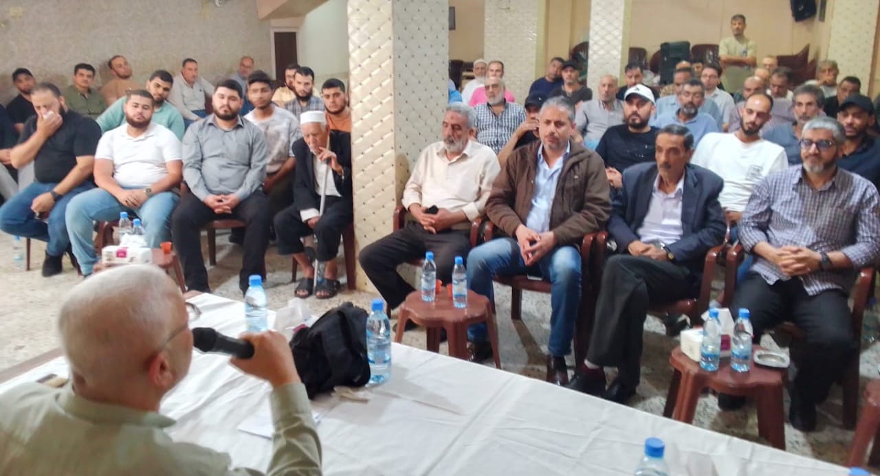 جماهيري حماس ينظم لقاء شعبيا في عين الحلوة : تضحيات الشعب و ثبات المقاومة افشل مخططات الاحتلال