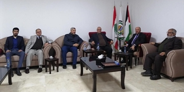 عبد الهادي يستقبل وفداً من المؤتمر الشعبي لفلسطيني الخارج