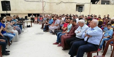 مجمع التقوى في مخيم نهر البارد يقيم حفلا دينيا ابتهاجا بشهر رمضان المبارك