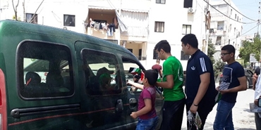الرابطة الإسلامية لطلبة فلسطين في مدينة صيدا تقيم حاجز محبة بمناسبة حلول سبعينية النكبة