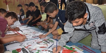مجموعة نابلس الكشفية تنظم يوم الطفل الفلسطيني المفتوح في مخيم البرج الشمالي
