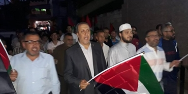 مسيرة جماهيرية حاشدة في مخيم البص