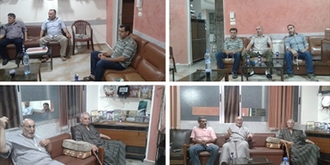وفد من محليات فصائل مخيم البداوي يزور رابطة الضاهرية