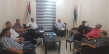 حركة حماس تستقبل الجبهتين الشعبية والديمقراطية في مخيم عين الحلوة