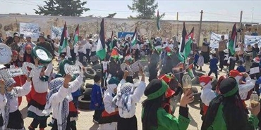 حملة إنتماء تشارك في فعالية نفير العودة في مخيم الجليل