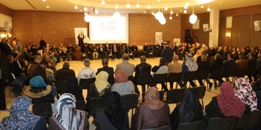 حركة حماس تقيم حفل استقبال في ذكرى انطلاقتها الواحدة والثلاثين في منطقة صيدا