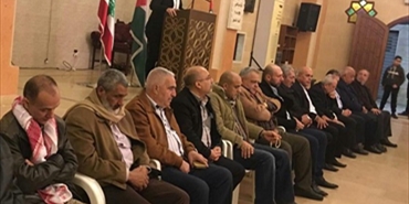 الفصائل الفلسطينية في إقليم الخروب تتقبل التبريكات باستشهاد شهداء الضفة الغربية