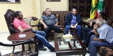 مسؤول حزب الله في صيدا استقبل لجنة حي الطيرة بمخيم عين الحلوة