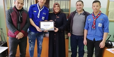 الرابطة الإسلامية وكشافة الإسراء تهنئ إدارة مدرسة طبريا بجائزة المدرسة الدولية