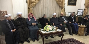 وفد حركة حماس يلتقي مفتي زحلة والبقاع الشيخ خليل الميس