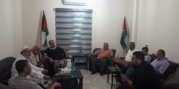 حماس تستقبل وفد من الفعاليات الشعبية في مخيم عين الحلوة