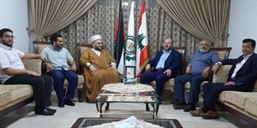 بركة يبحث مع حركة الأمة اوضاع اللاجئين الفلسطينيين في لبنان