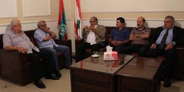 سعد التقى وفدا من الجبهة الديمقراطية لتحرير فلسطين: لوضع حدّ للخضات الأمنية