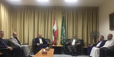 «حماس» تستعرض القضية الفلسطينية وقضية الضم الاسرائيلية مع أمين عام «الجماعة الإسلامية» في لبنان