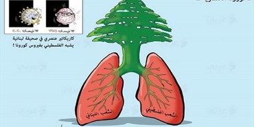 الفنان الفلسطيني علاء اللقطة يرد على كاريكاتير الجمهورية المسيء