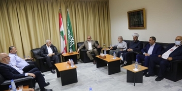 هنية يلتقي الأيوبي: متفقون على ضرورة تحقيق العيش الكريم للاجئ الفلسطيني