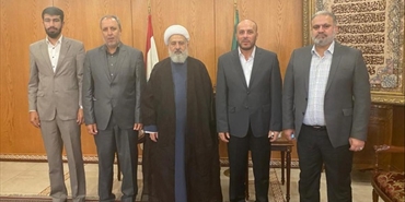 ممثل حماس يزور المجلس الإسلامي الشيعي الأعلى مهنئاً بحلول شهر رمضان المبارك ومستعرضاً مستجدات القضية الفلسطينية