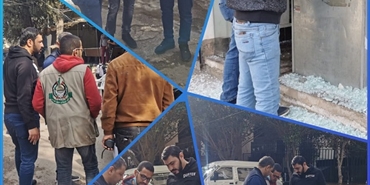 حماس تنهي صيانة المنازل المتضررة الناتجة عن الحريق المؤلم في مخيم البرج الشمالي