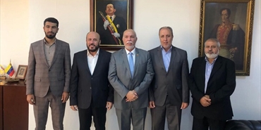 «حماس» تبحث مع السفير الفنزويلي مستجدات القضية الفلسطينية وأوضاع اللاجئين الفلسطينيين في لبنان