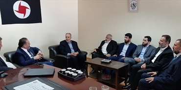 وفد من «حماس»عند «القومي».. وتأكيد مشترك على التمسك بالمقاومة نهجا وحيدا لتحرير فلسطين