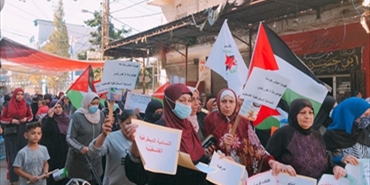 مسيرة واعتصام في عين الحلوة احتجاجا على تقليص الاونروا لخدماتها
