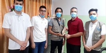 الرابطة تزور المدارس في مخيم البرج الشمالي