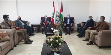 عبد الهادي يبحث مع الجبهة الديمقراطية آخر مستجدات القضية الفلسطينية
