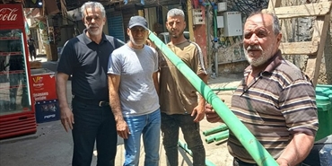 «حماس» تتجاوب مع صرخة أهالي «حي الوزان» في مخيم برج البراجنة وتقدم مشروعاً لإيصال المياه