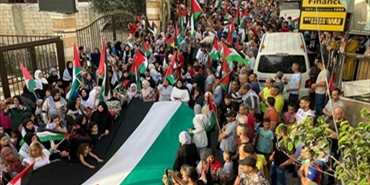 يوم «غضب» بمخيمات اللاجئين الفلسطينيين في لبنان رفضًا لـ«مسيرة الاعلام الاسرائيلية»