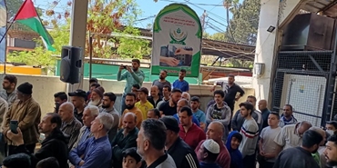 وقفة تضامنية مع الأسرى ودعماً للمرابطين في المسجد الأقصى في مخيم البص