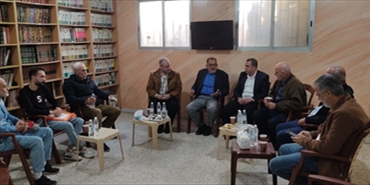 جماهيري حماس استقبل وفدا من رابطة بلدة عمقا مهنئا بذكرى انطلاقة الحركة
