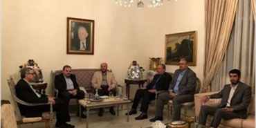 وفد قيادي من حركة حماس يلتقي الدكتور عبد الرحمن البزري في مدينة صيدا