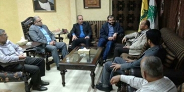 حزب الله التقى وفدا قياديا من حركة حماس في صيدا