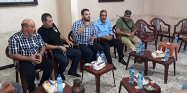 حركة حماس تزور القاطع الخامس في مخيم عين الحلوة