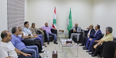 الجماعة الاسلامية في صيدا تستقبل وفداً أهلياً من مخيم عين الحلوة
