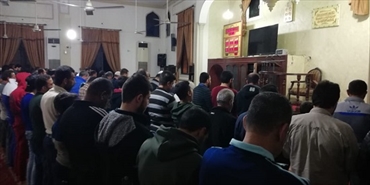حماس في مخيم عين الحلوة تقيم صلاة الغائب على أرواح شهداء العودة