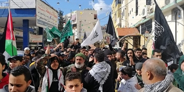 اللاجئون الفلسطينيون في لبنان ينتفضون في جمعة الغضب