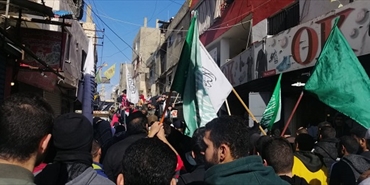 فلسطينيو لبنان ينتفضون رفضا لصفقة القرن مؤكدين بان فلسطين ليست للبيع