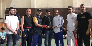 الاتحاد اللبناني يكرم المدرب الفلسطيني هيثم اللبابيدي