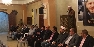 فصائل تحالف قوى المقاومة الفلسطينية في إقليم الخروب تقبلت التبريكات باستشهاد البطل أحمد نصر جرار