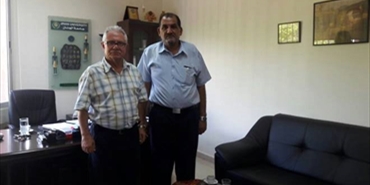 مسؤول مكتب شؤون اللاجئين في حماس أبو أحمد فضل يزور جامعة الجنان