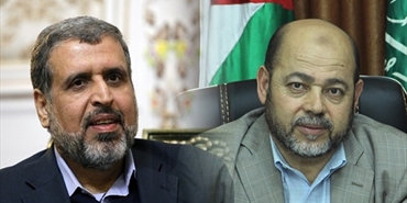 وفد قيادي من حماس برئاسة أبو مرزوق يلتقي شلح