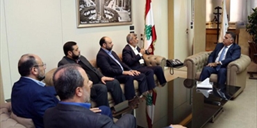 وفد من حماس يبحث مع مدير عام الأمن اللبناني اللواء عباس ابراهيم الاوضاع الفلسطينية العامة