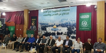 حماس والجهاد في لبنان يتقبلون التهاني بشهداء الأنفاق