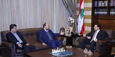 بركة يسلم الرئيس الحريري رسالة من هنية حول تداعيات قرار ترامب على وضع مدينة القدس المحتلة