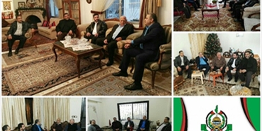 وفد من حماس يجول على فعاليات بلدة المية ومية ويقديم التهاني بمناسبة الأعياد المجيدة