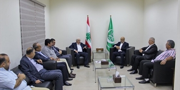 الجماعة الإسلامية تستقبل لجنة متابعة ملف المطلوبين في عين الحلوة