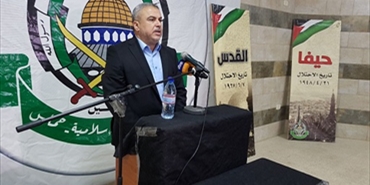 لقاء جماهيري لحماس في المية ومية وإسماعيل رضوان يؤكد بأن المقاومة بخير.. والمصالحة خيار ثابت