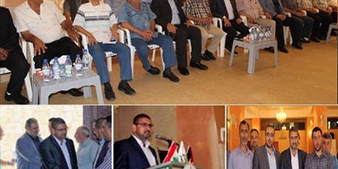 لقاء سياسي لعضو القيادة السياسية لحركة حماس سامي أبو زهري في وادي الزينة
