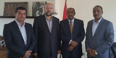 بركة يبحث مع السفير السوداني في بيروت تطورات القضية الفلسطينية